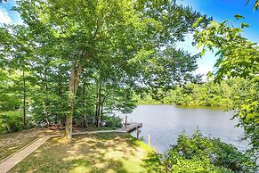 Lakefront Lusby Home w/ Fire Pit: 3 Mi to Beach!