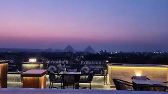 Pyramids sunshine view