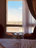 Pyramids sunshine view