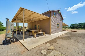 Riverfront Brady Retreat on 25 Acres!