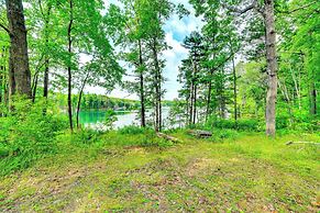 Rustic Michigan Lakeside Cabin w/ Private Dock!