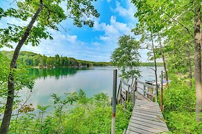 Rustic Michigan Lakeside Cabin w/ Private Dock!