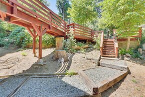 1 Mi to Lake: Crestline Cabin w/ Deck + Gas Grill!