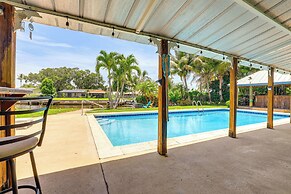 Waterfront Vero Beach Home w/ Pool & Boat Dock!