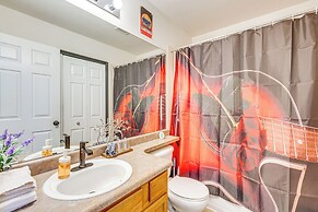 Music-themed Fountain Home w/ Fireplace & Yard!