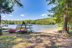 Inlet Lakefront Home: Private Dock & Beach Access!