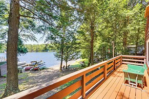 Inlet Lakefront Home: Private Dock & Beach Access!