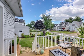 Port Clinton Home w/ Lake View - Walk to Beach!