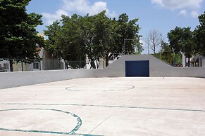 Relaxing Cancun Pools Soccer & BBQ Area
