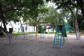 Relaxing Cancun Pools Soccer & BBQ Area