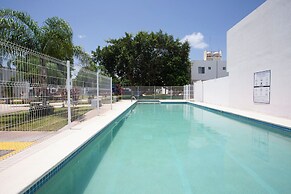 Relaxing Cancun Pools Soccer & BBQ Area