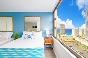 High Floor Ocean View Condo with 2 Double Beds