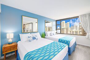 High Floor Ocean View Condo with 2 Double Beds