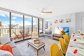 High Floor Ocean View Condo with 2 Double Beds