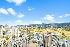 High Floor Mountain View with 2 Double Beds and Parking