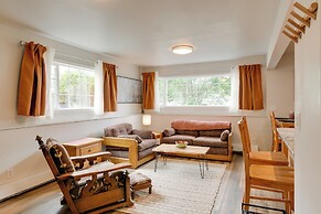 Shared Yard + Fire Pit: Airy Anchorage Apt!