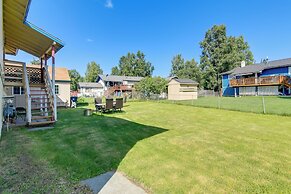Shared Yard + Fire Pit: Airy Anchorage Apt!