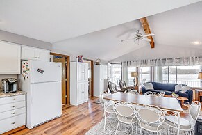 Private Dock at Waterfront Lake of the Ozarks Home