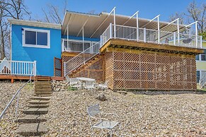 Private Dock at Waterfront Lake of the Ozarks Home