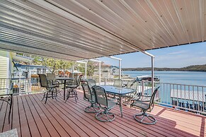 Private Dock at Waterfront Lake of the Ozarks Home