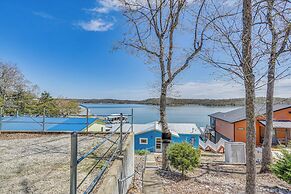 Private Dock at Waterfront Lake of the Ozarks Home