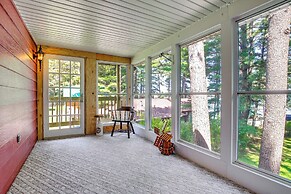 Gillett Vacation Rental w/ Sunroom on Berry Lake!