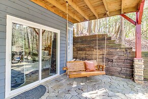 Secluded Cherry Log Cabin w/ Hot Tub + Swings!