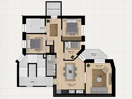Sanders Shield - 3 Bedroom Apartment With Balcony