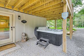 Lake Access & Hot Tub: Forest-view Poconos Cabin
