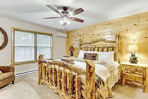 Lake Access & Hot Tub: Forest-view Poconos Cabin