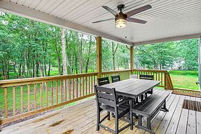 Lake Access & Hot Tub: Forest-view Poconos Cabin