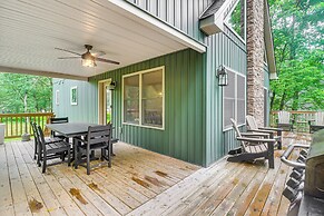 Lake Access & Hot Tub: Forest-view Poconos Cabin