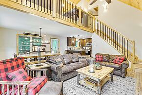 Lake Access & Hot Tub: Forest-view Poconos Cabin