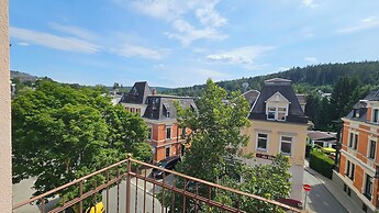 Pension Weiße Rose I Frühstück Parkplatz