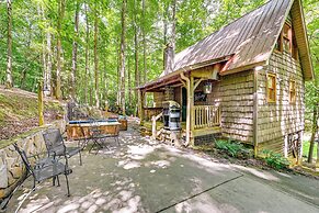 Patio & Fire Pit: Charming Cabin in Roaring Gap!
