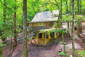 Patio & Fire Pit: Charming Cabin in Roaring Gap!