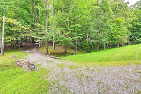 Patio & Fire Pit: Charming Cabin in Roaring Gap!