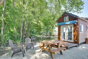 The Merlot Bungalow Defiance Tiny Home on Trail