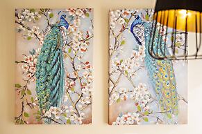 Blue Peacock in Faro