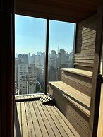 Studio na avenida 9 de julho