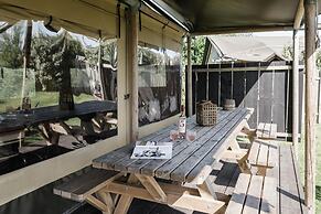 Comfortable Lodge With Patio