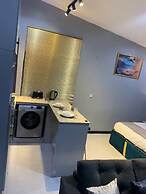 Open plan studio apartment unit