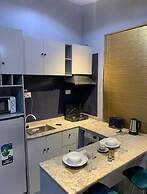 Open plan studio apartment unit