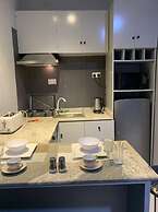 Open plan studio apartment unit