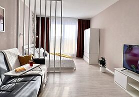 Cozy studio in Art Nouveau style