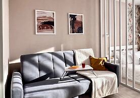 Cozy studio in Art Nouveau style