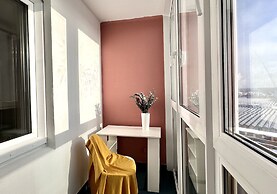 Cozy studio in Art Nouveau style