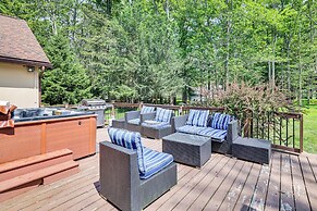 Hot Tub + Fire Pit: Pocono Summit Home!