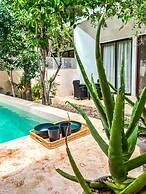 Oasis en la selva con piscina priva