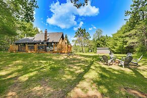 Pembine Cabin w/ Expansive Yard, Fire Pit & Grill!